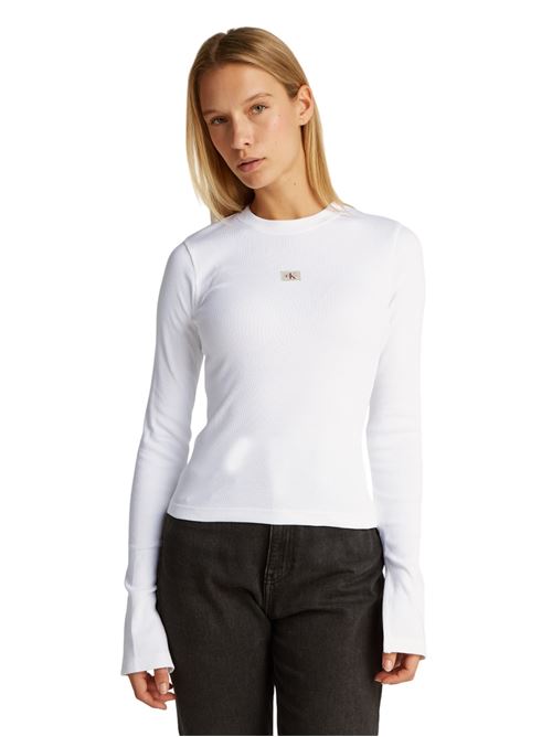 J20J224760YAF BIANCO CALVIN KLEIN | J20J224760YAF BIANCO